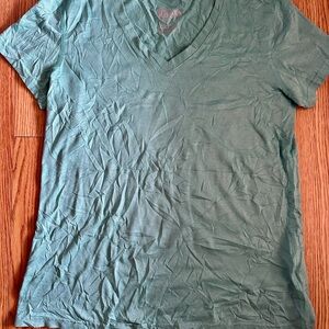 Nike Women's V-Neck Short Sleeve Tee in Teal